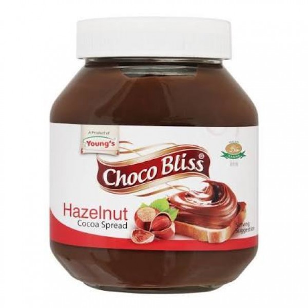 YOUNG`S CHOCO BLISS HAZELNUT COCOA SPREAD 675G